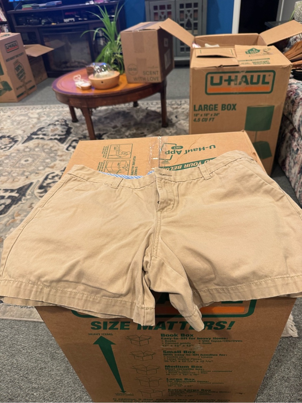Merona Tan Cotton Bermuda Shorts